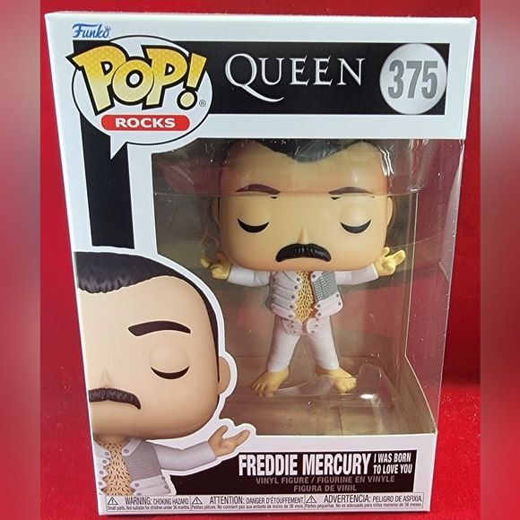Freddy Mercury, I was born to love you funko # 375 (nib) with pop protector - Picture 2 of 7